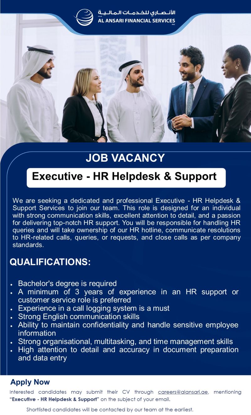 career in dubai