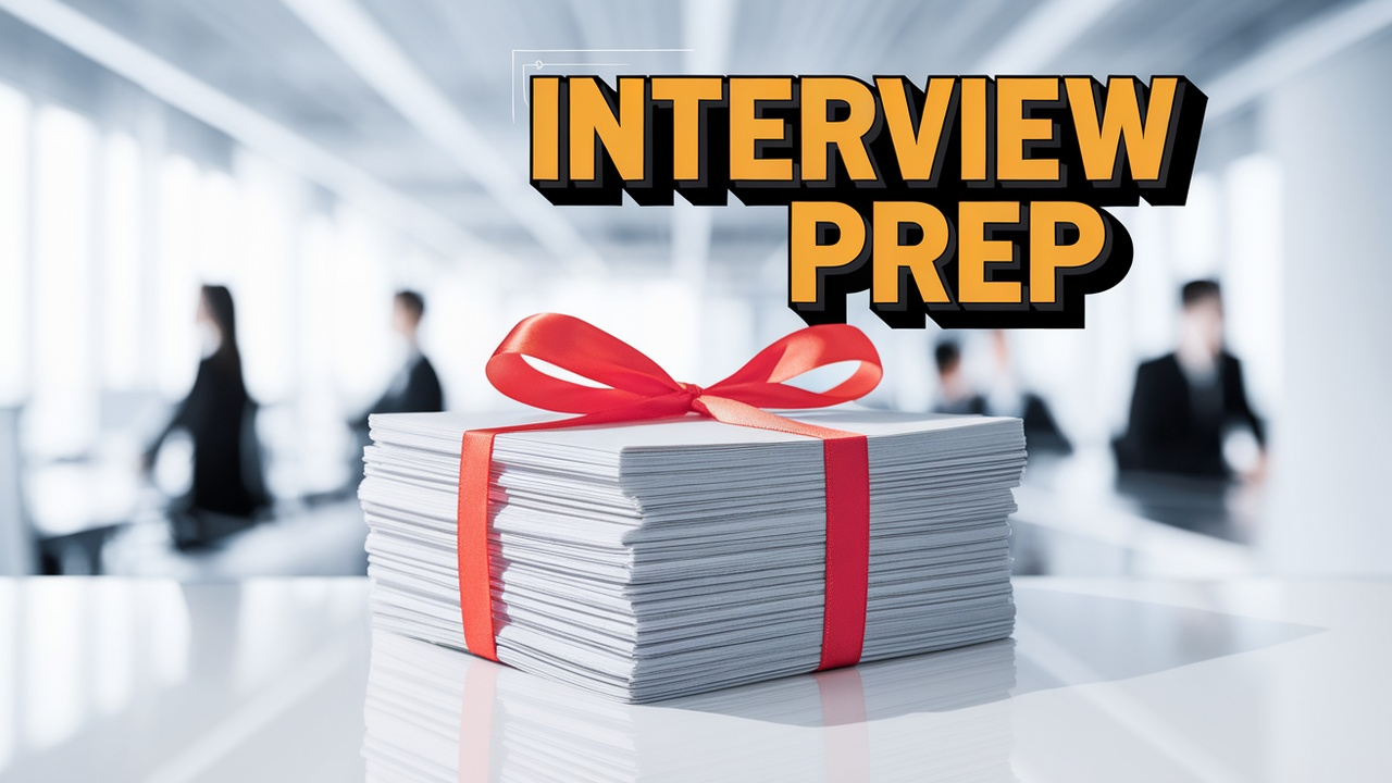 Person practicing interview techniques in front of a mirror