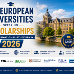 top European universities scholarships.