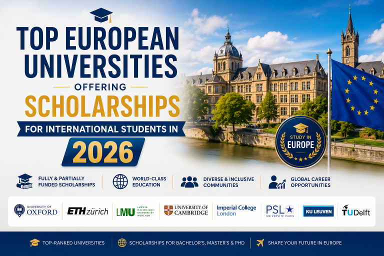 top European universities scholarships.